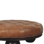 Sfera Solid Mango Wood Coffee Table – California Walnut Finish