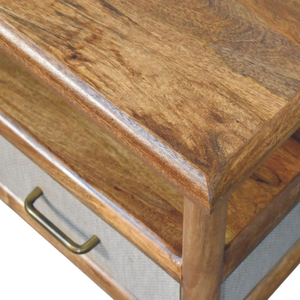 Solara Rattan Solid Mango Wood Coffee Table – Golden Teak Finish