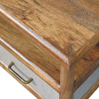 Solara Rattan Solid Mango Wood Coffee Table – Golden Teak Finish