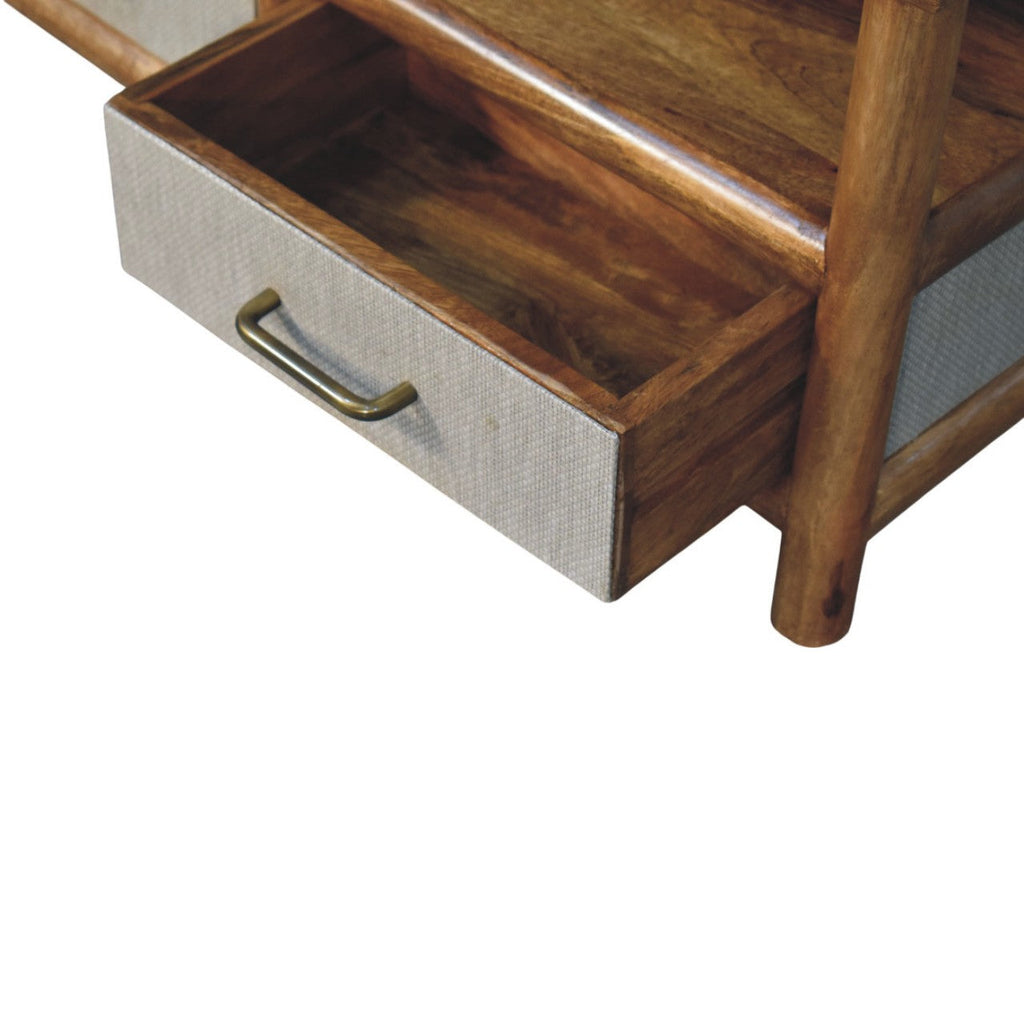 Solara Rattan Solid Mango Wood Coffee Table – Golden Teak Finish