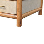 Solara Rattan Solid Mango Wood Coffee Table – Golden Teak Finish