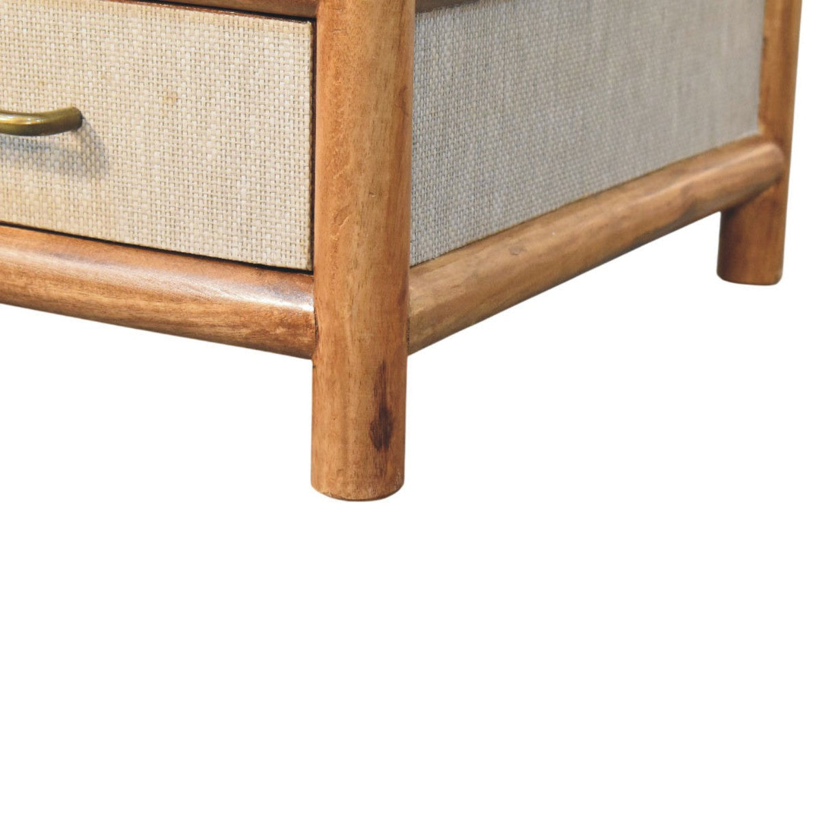 Solara Rattan Solid Mango Wood Coffee Table – Golden Teak Finish