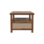 Solara Rattan Solid Mango Wood Coffee Table – Golden Teak Finish