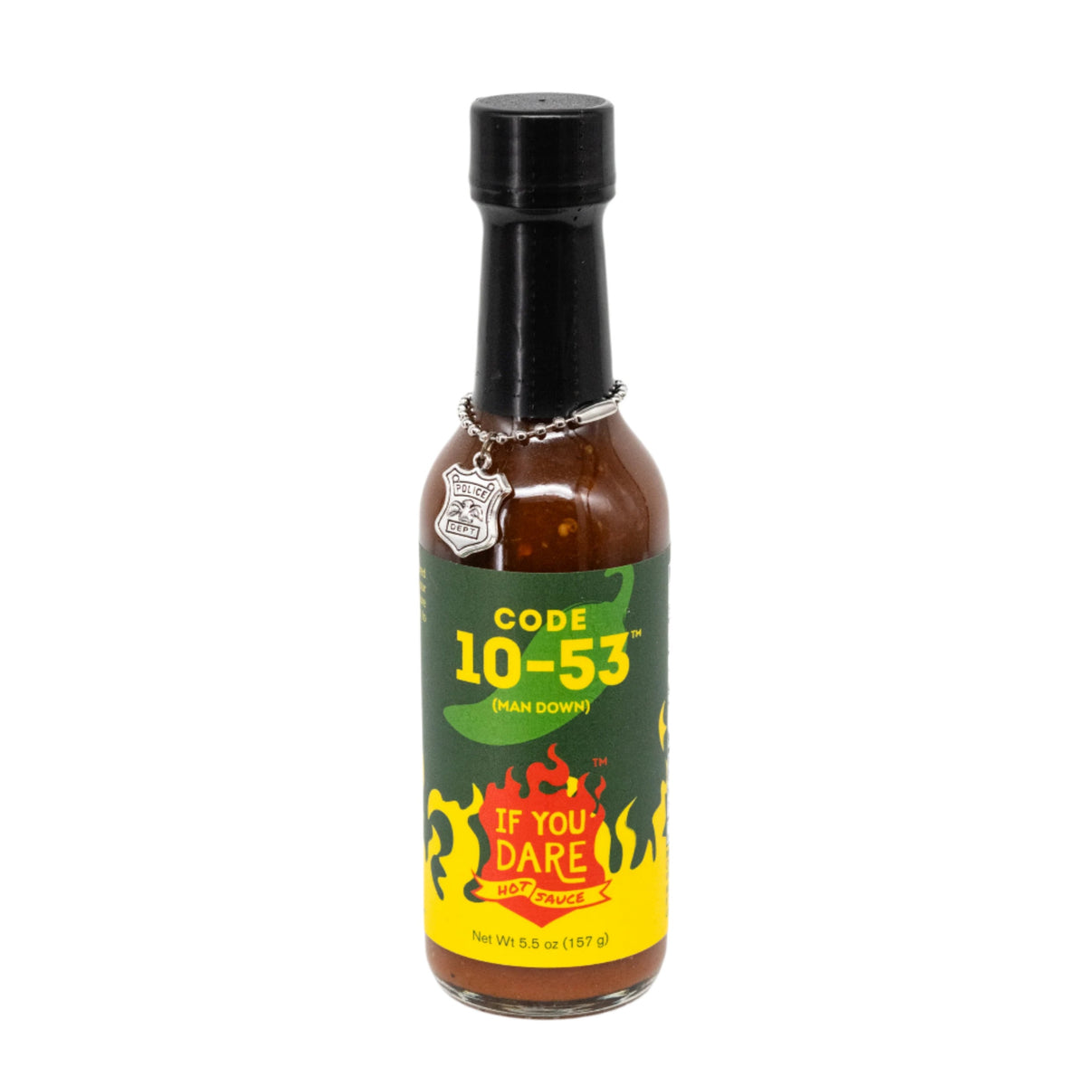 QUICK SALE | Code 10-53 Hot Sauce | 5.5 oz | Hot Heat Level | If You Dare Foods