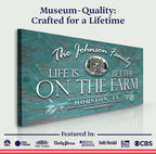 Life Is Better On The Farm Sign VI
