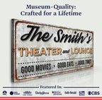 Family Theater and Lounge IV Sign
