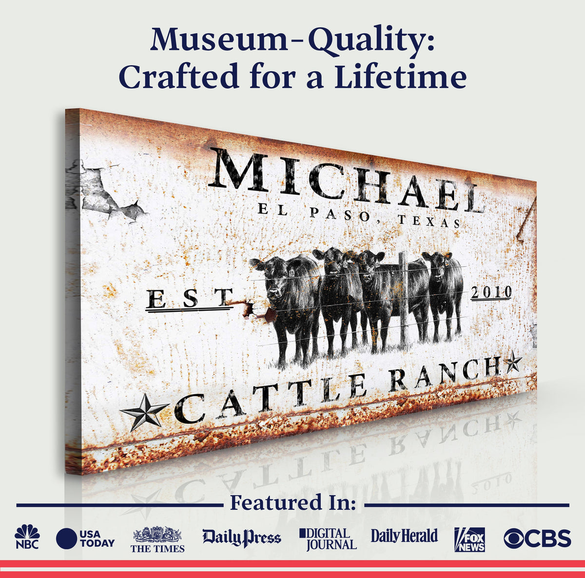 Cattle Ranch Sign IV (Free Shipping)