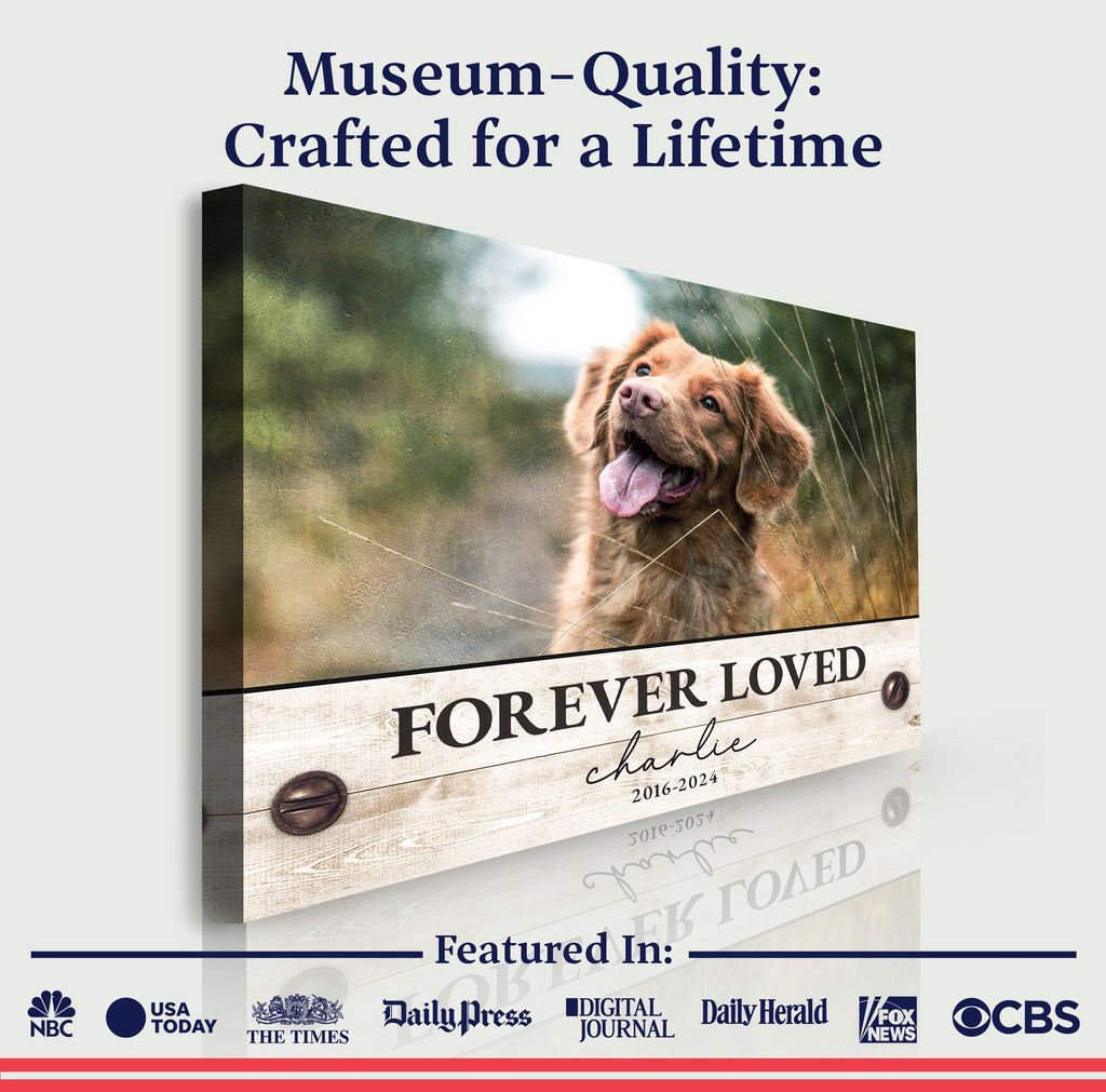 Custom Pet Memorial Sign Forever Loved