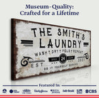 Personalized Laundry Room Sign