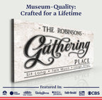 The Gathering Place Personalized Sign