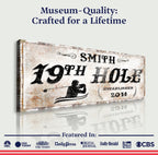 19th Hole Sign