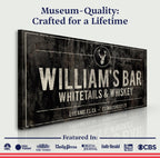 Whitetails and Whiskey Sign