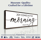 Joy Comes In The Morning Faith Sign III