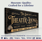 Personalized Theater Sign II