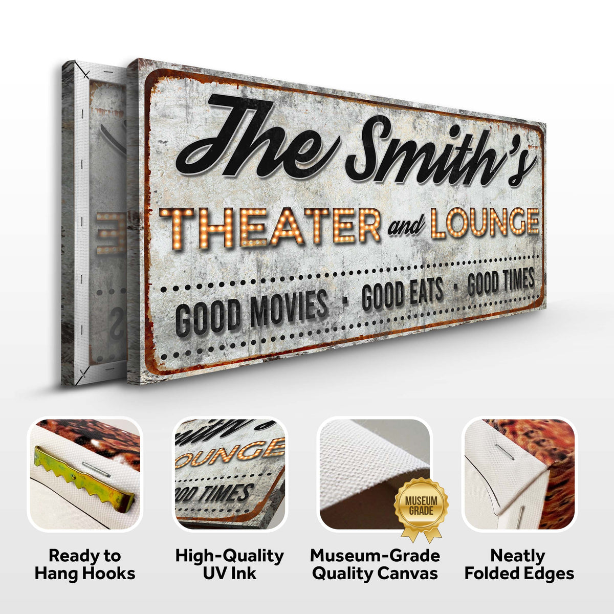 Family Theater and Lounge IV Sign