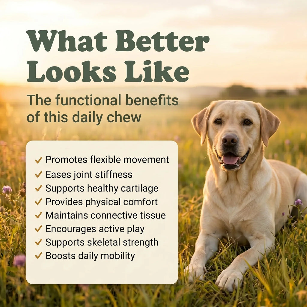 Hip & Joint Support Soft Chews for Dogs | Pack of 2 | 60 Chews - 6.35 oz | LivHerbals, Inc.