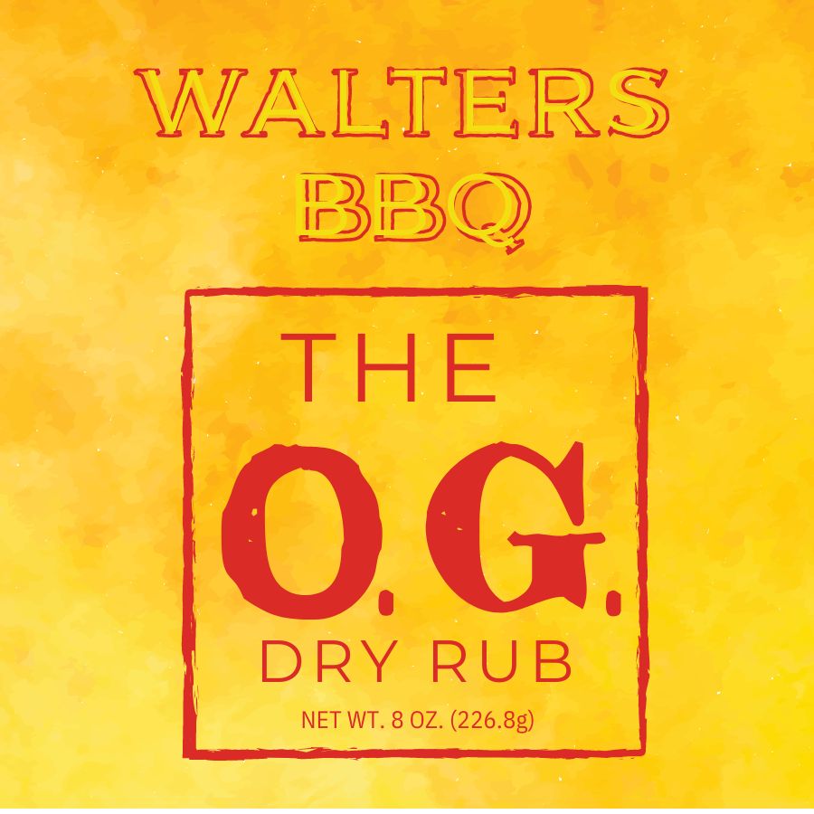 Walters BBQ The O.G. Dry Rub | 8 oz | Walters BBQ Rub