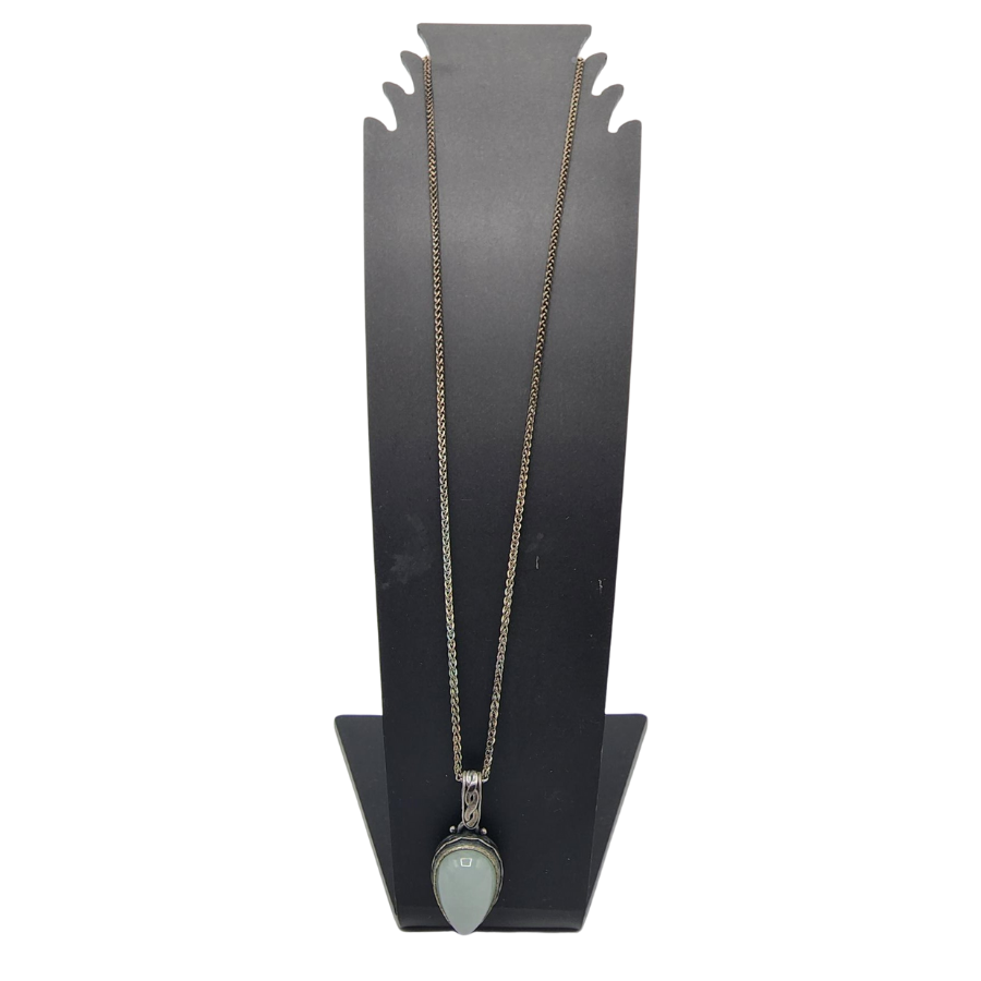 Aquamarine Sterling Silver Necklace | Jules Jewelbox