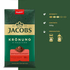 Jacobs Kronung Decaf Ground Coffee 17.6oz/500g