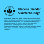 Jalapeno Cheddar Summer Sausage