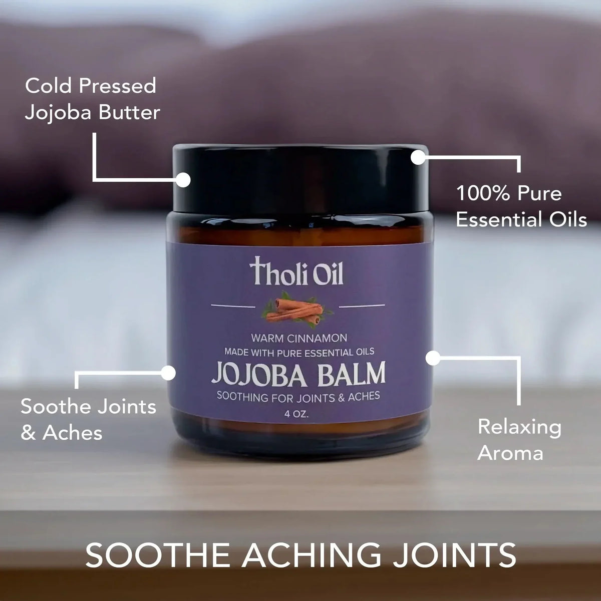 Jojoba Balm | Multiple Sizes | Vegan & Made in the USA | tHoli