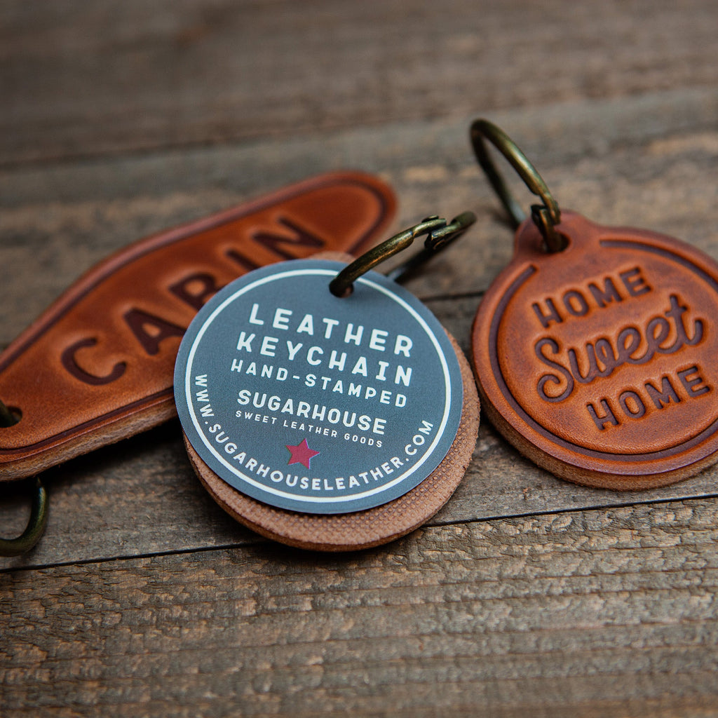 Island Leather Keychain Motel Style