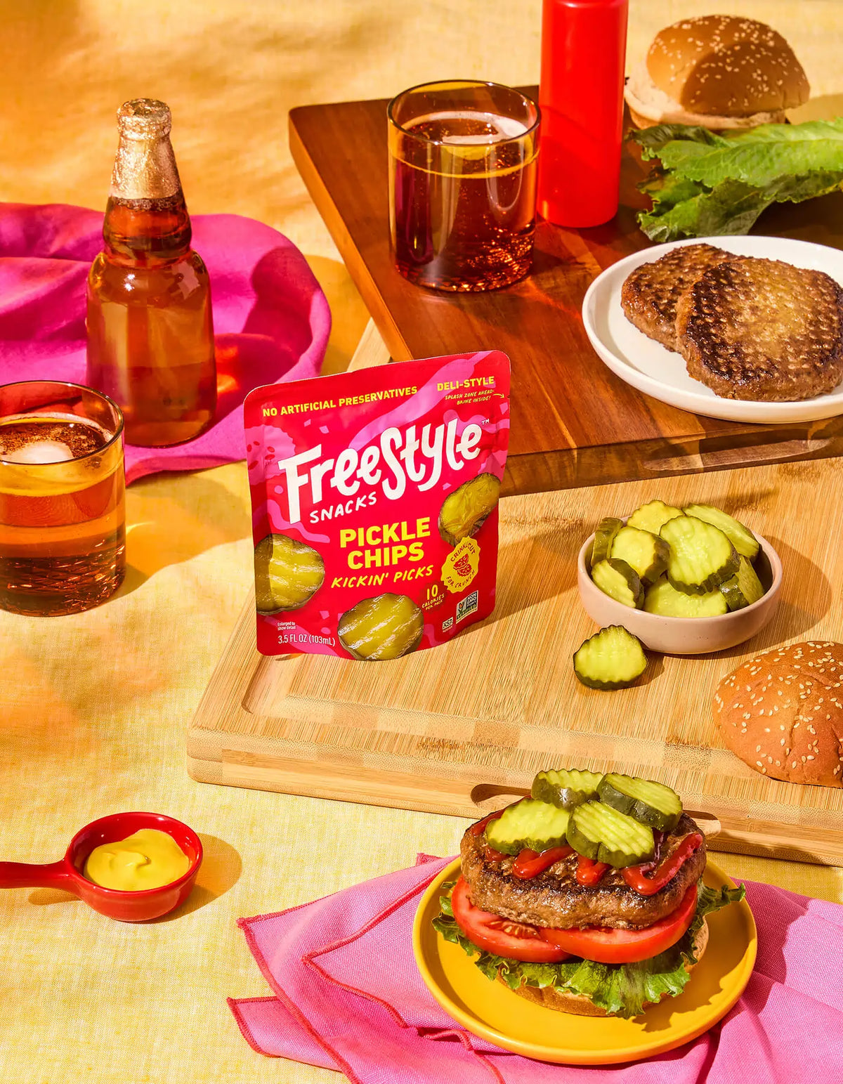 Kickin' Picks Pickle Chips
