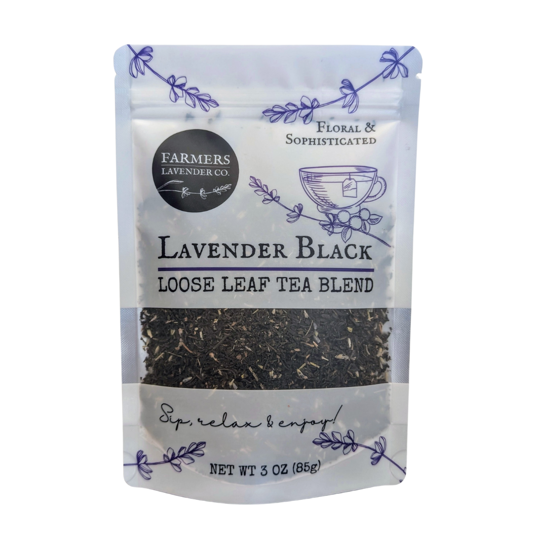Lavender Black Loose Leaf Tea Blend