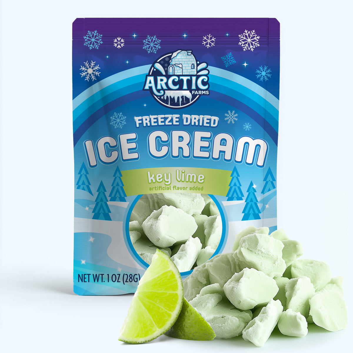 Freeze Dried Ice Cream That Does Not Melt (Bits) Key Lime