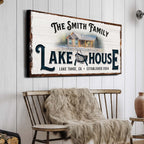 Personalized Lake House Sign