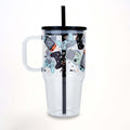 Level Up Gamer Tumbler 20oz Kids Tumbler with Handle, Lid & Straw