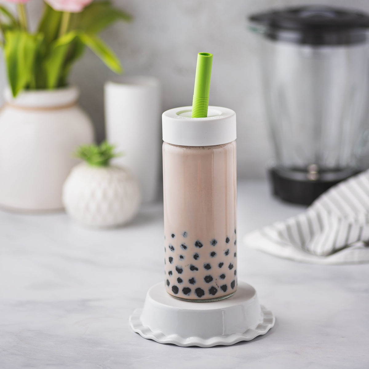 Juice & Smoothie Silicone Straw Set