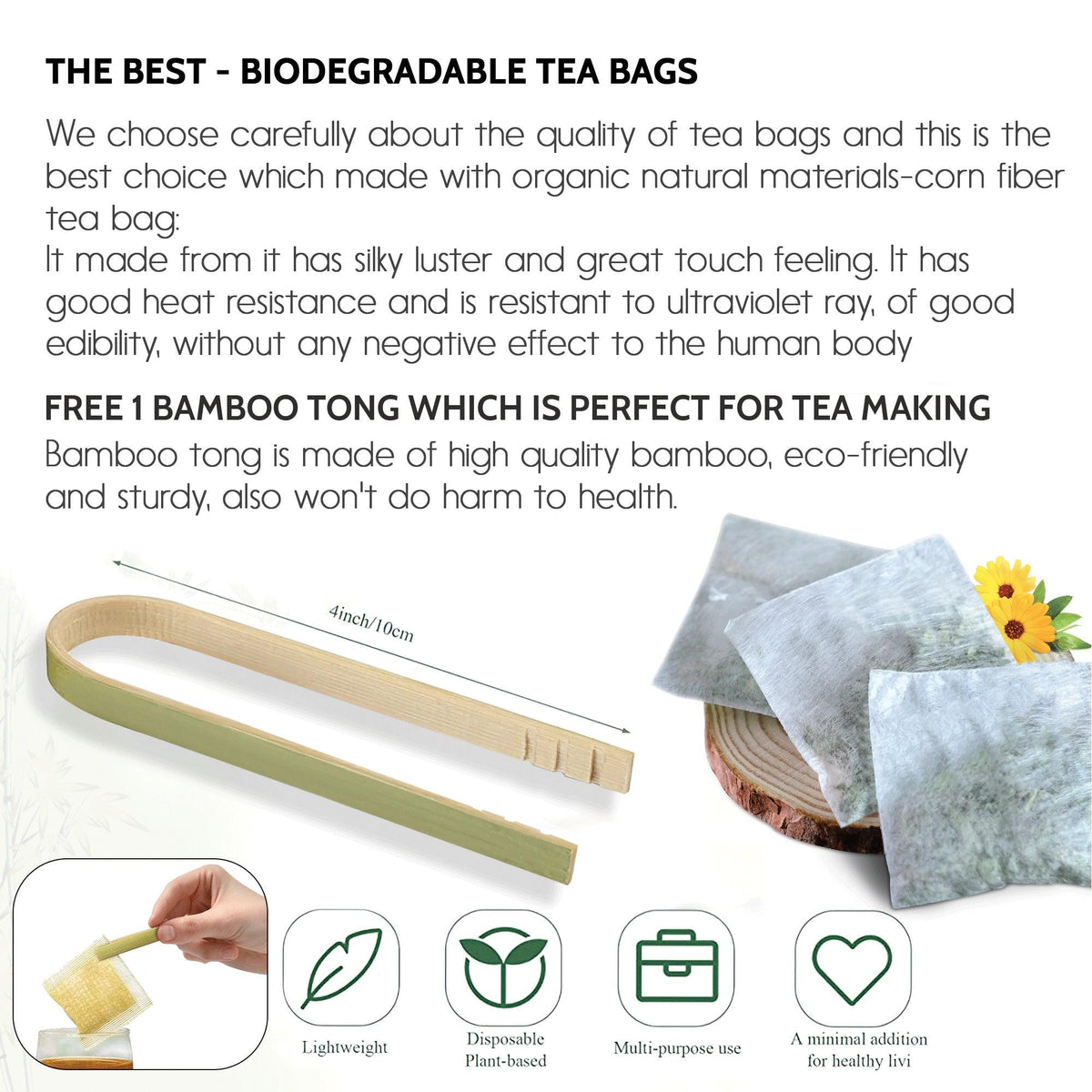 Turmeric Ginger, Cinnamon Tea, Tea Bags, 100% Natural, Hand-made, No Sugar, No Caffeine, No Gluten, Vegan