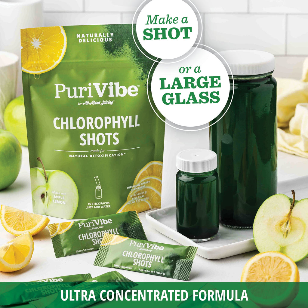 PuriVibe Chlorophyll & Lemon Juice Shots