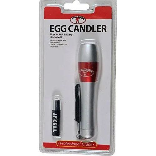 Little Giant LED Egg Candler for Hatching Eggs Poultry Incubator Candler 2-Pack