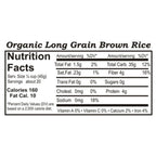 Organic Long Grain Brown Rice | 5 lb | Pack of 6 | Non-GMO | Shipping Included | Grain Place Foods