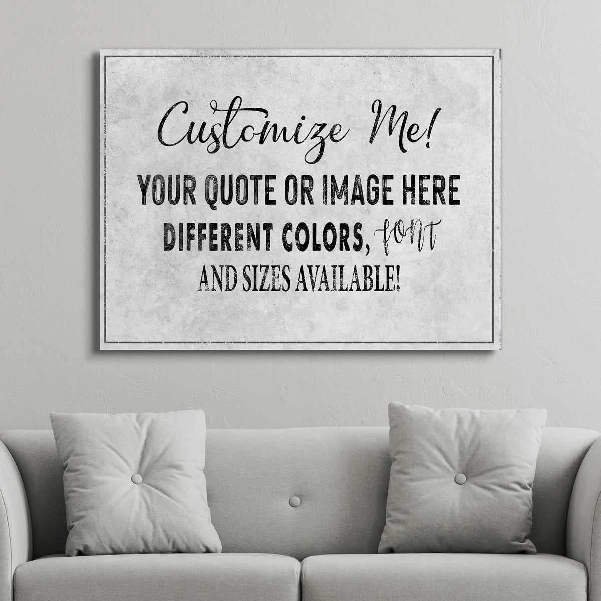 100% Custom - Personalized Premium Canvas