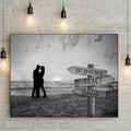 Monochrome Sunset Couple Sign