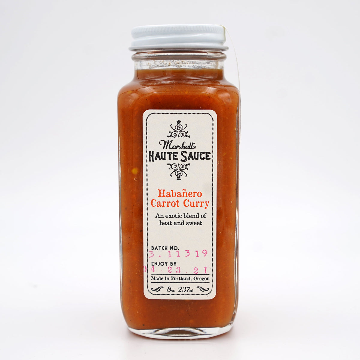 Habanero Carrot Curry- Habanero Hot Sauce