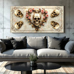 Vintage Skull Wall Art