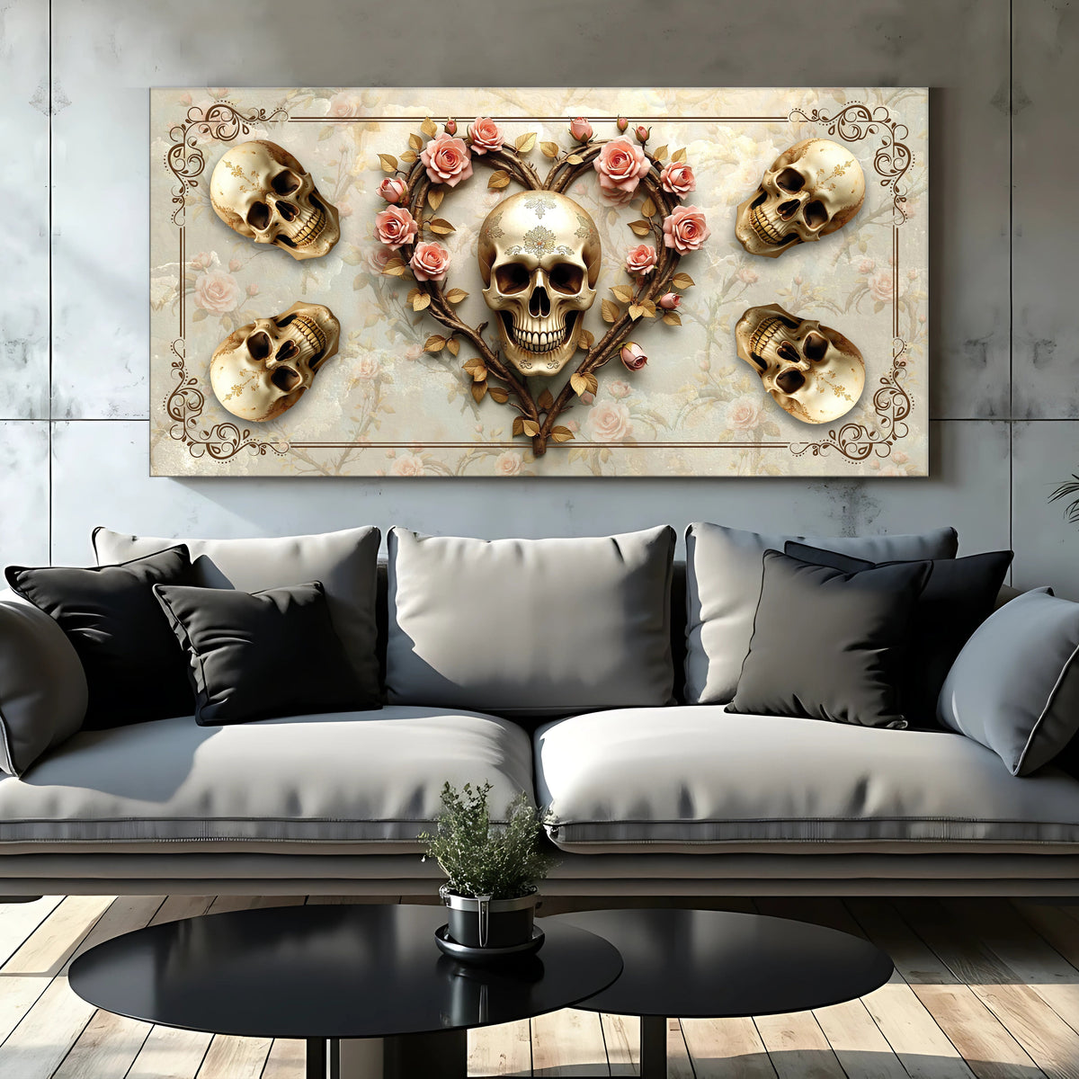 Vintage Skull Wall Art