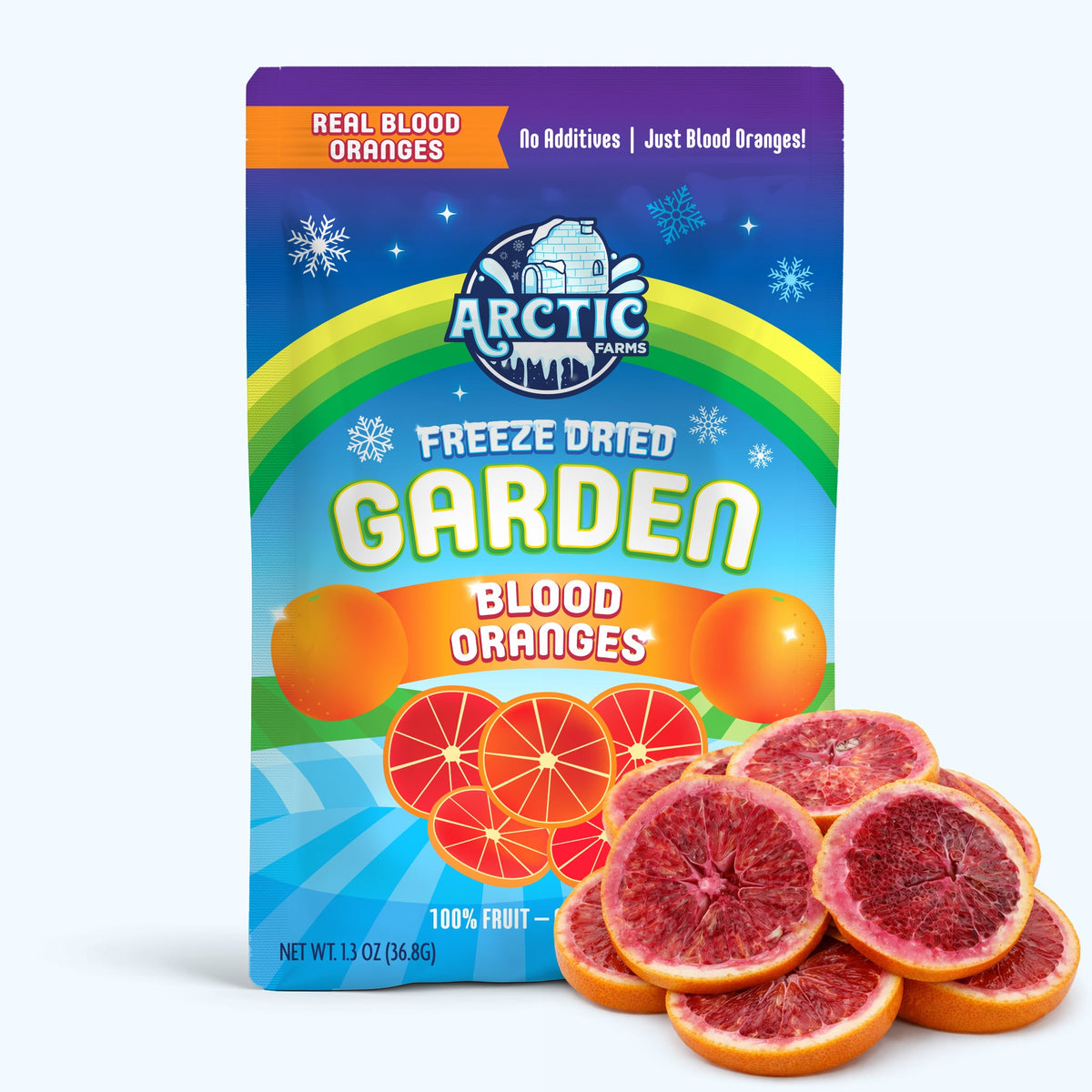 Freeze Dried Blood Orange Slices