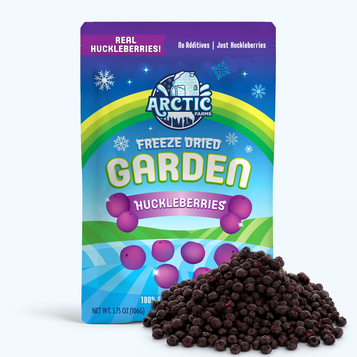 Freeze Dried Wild Blue Huckleberries