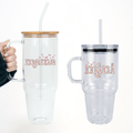 Mama + Mini Floral Butterfly Matching Tumbler Set
