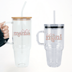 Mama + Mini Floral Butterfly Matching Tumbler Set