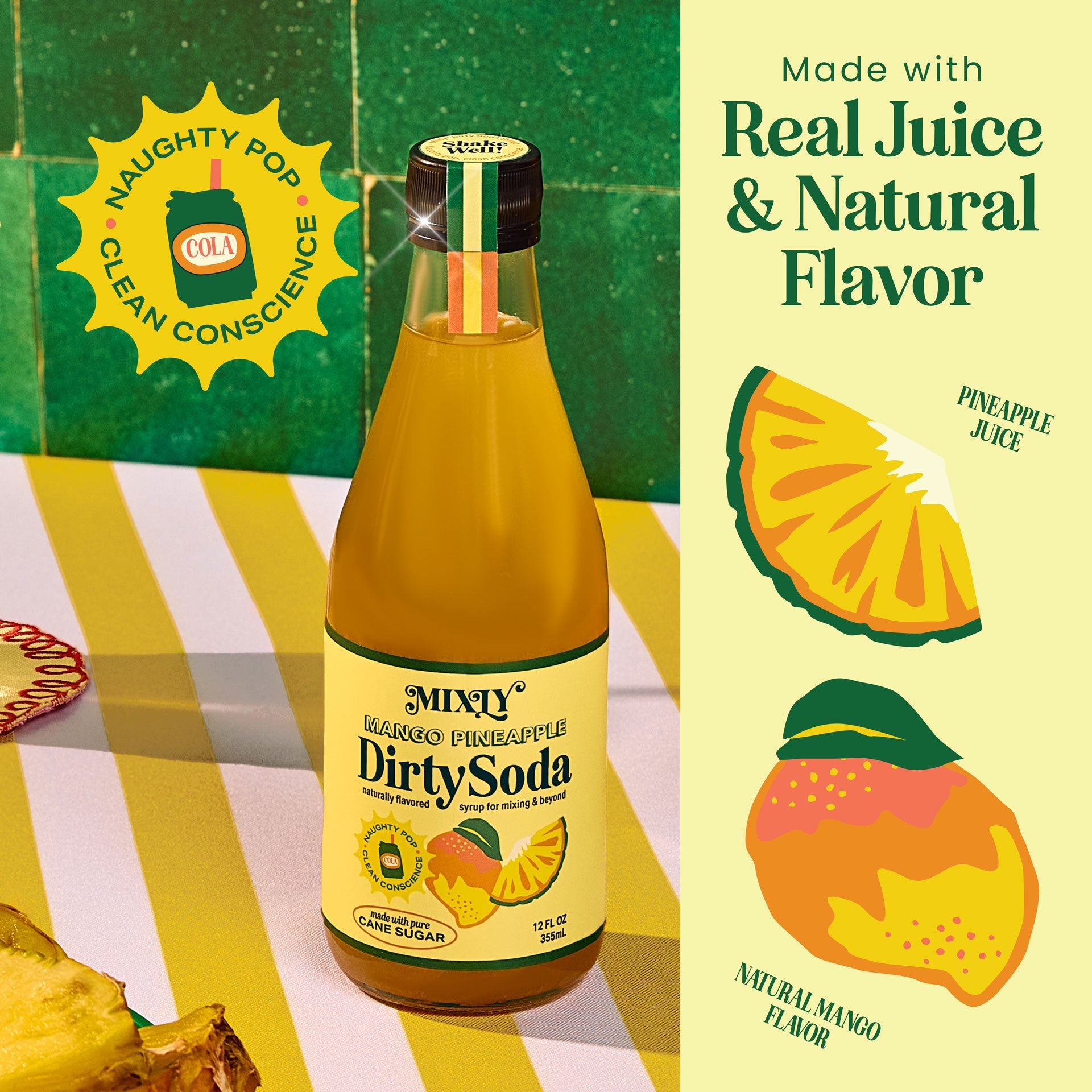 Mango Pineapple Dirty Soda Syrup