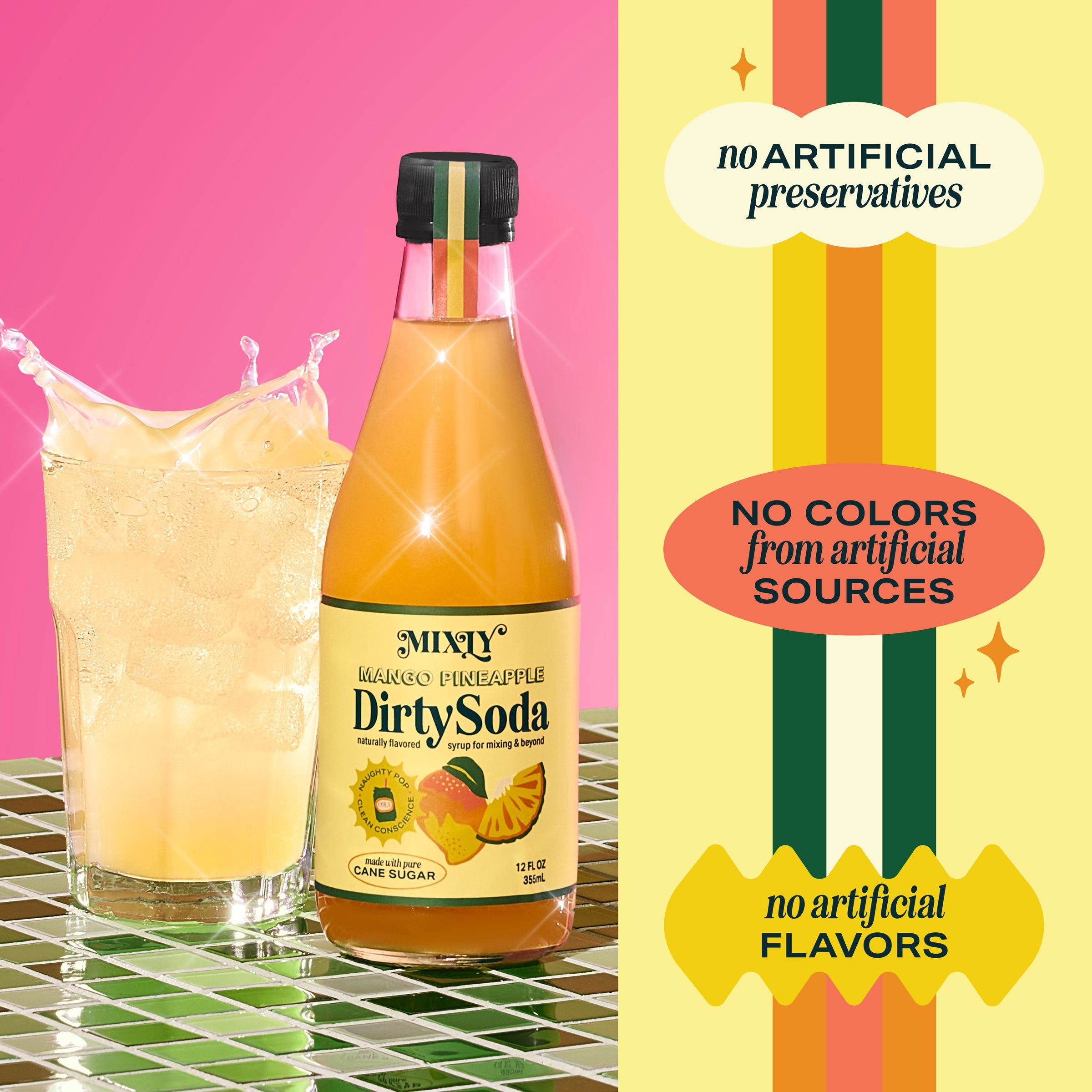 Mango Pineapple Dirty Soda Syrup