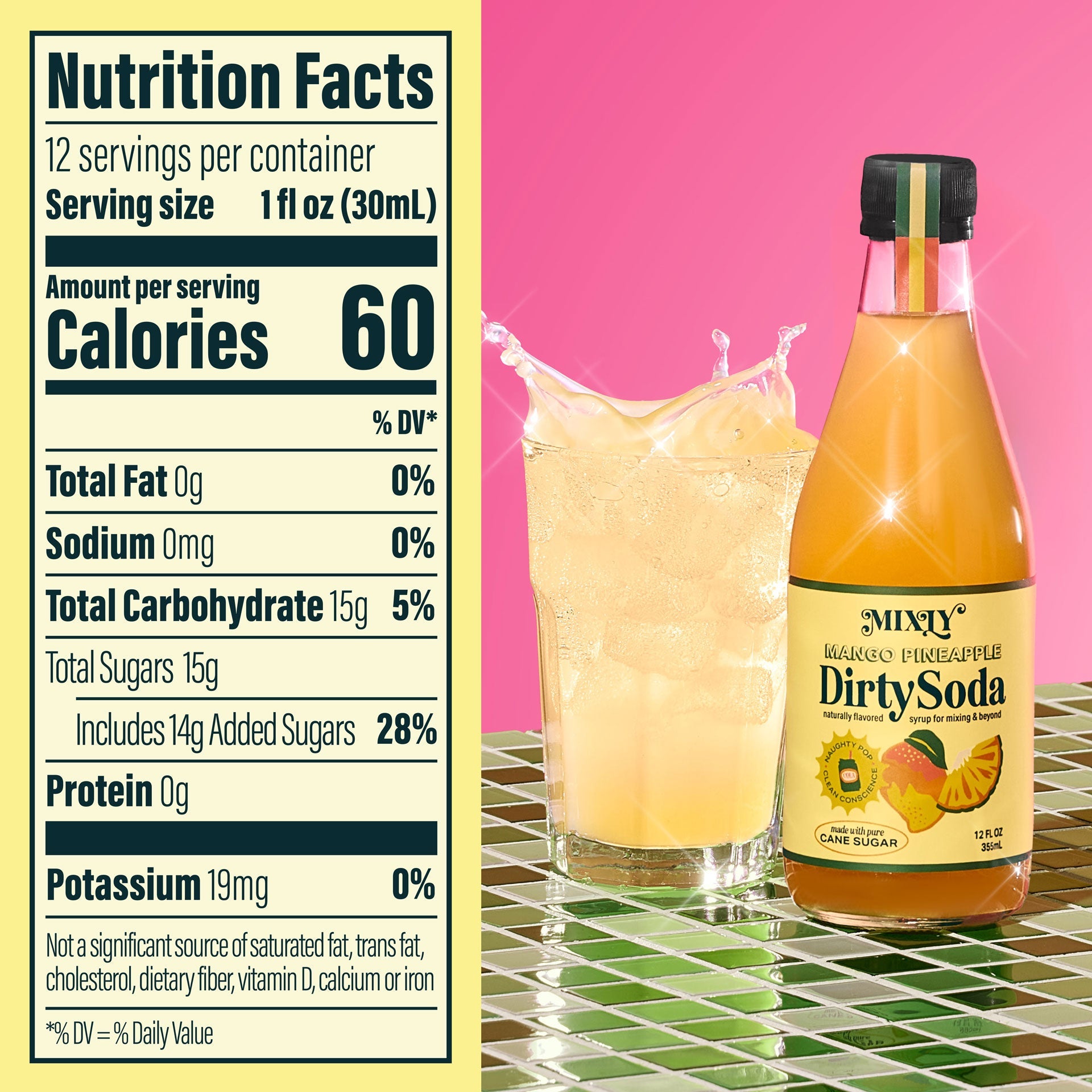 Mango Pineapple Dirty Soda Syrup