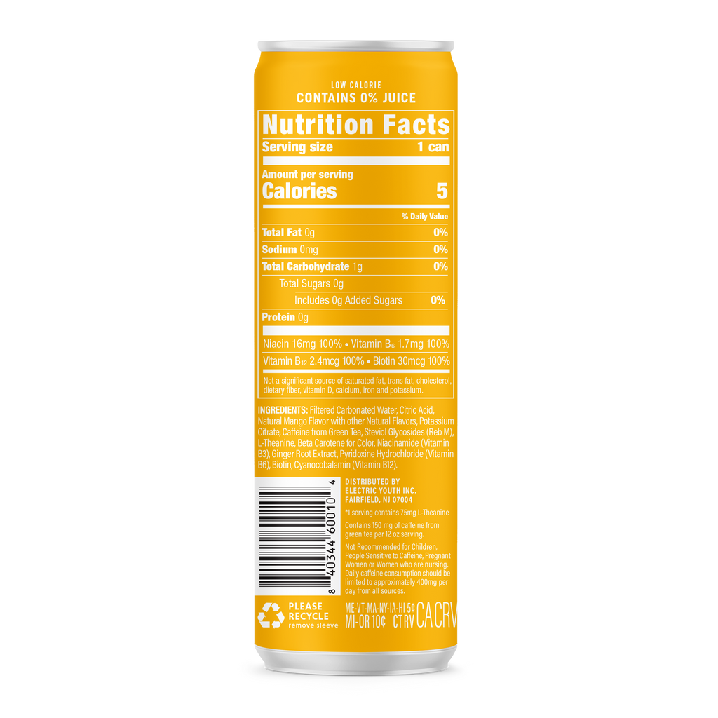 Energy Drink - Sparkling Mango Burst