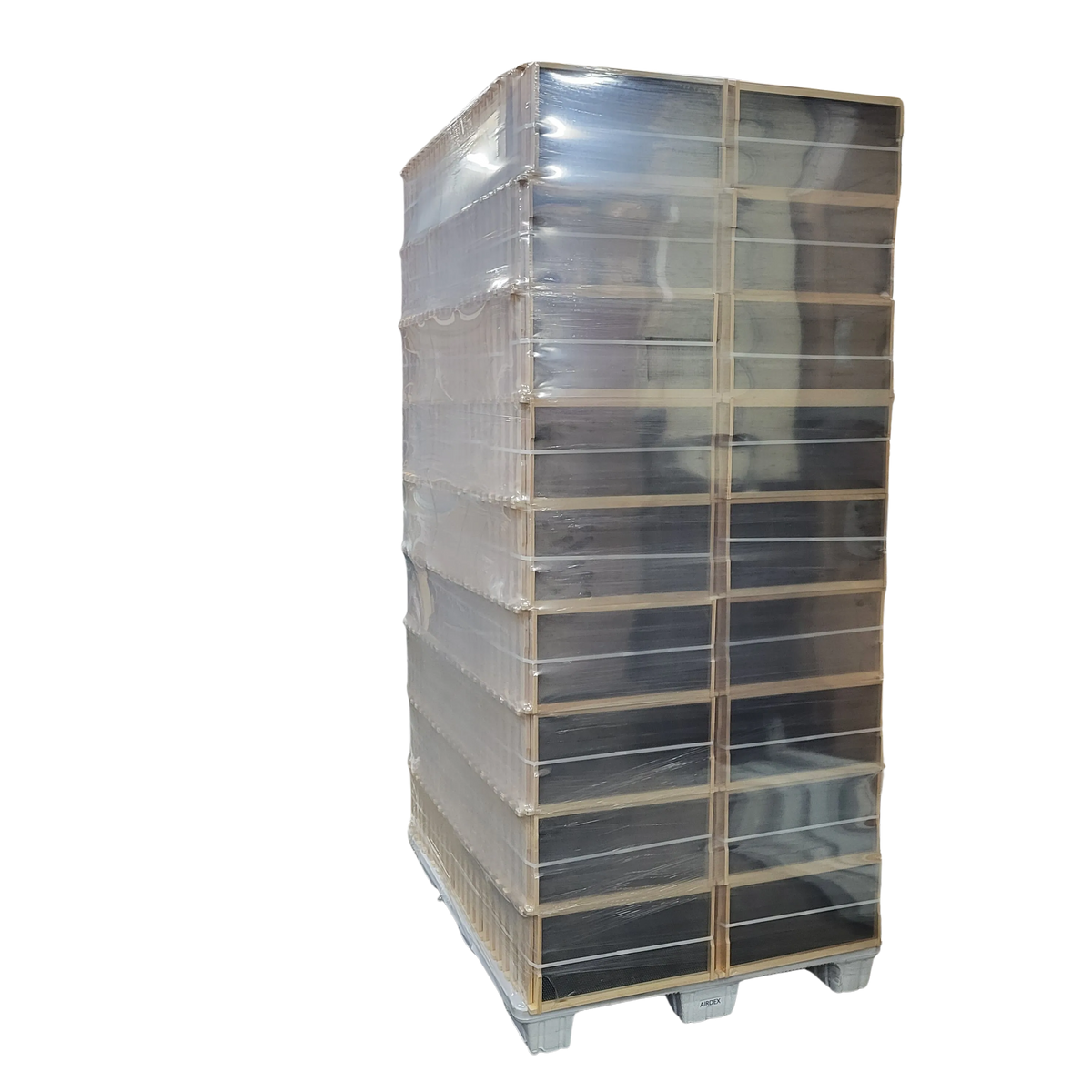 Medium 6 1/4-Inch Frame, Grooved Top / Grooved Bottom With Double Wax Foundation